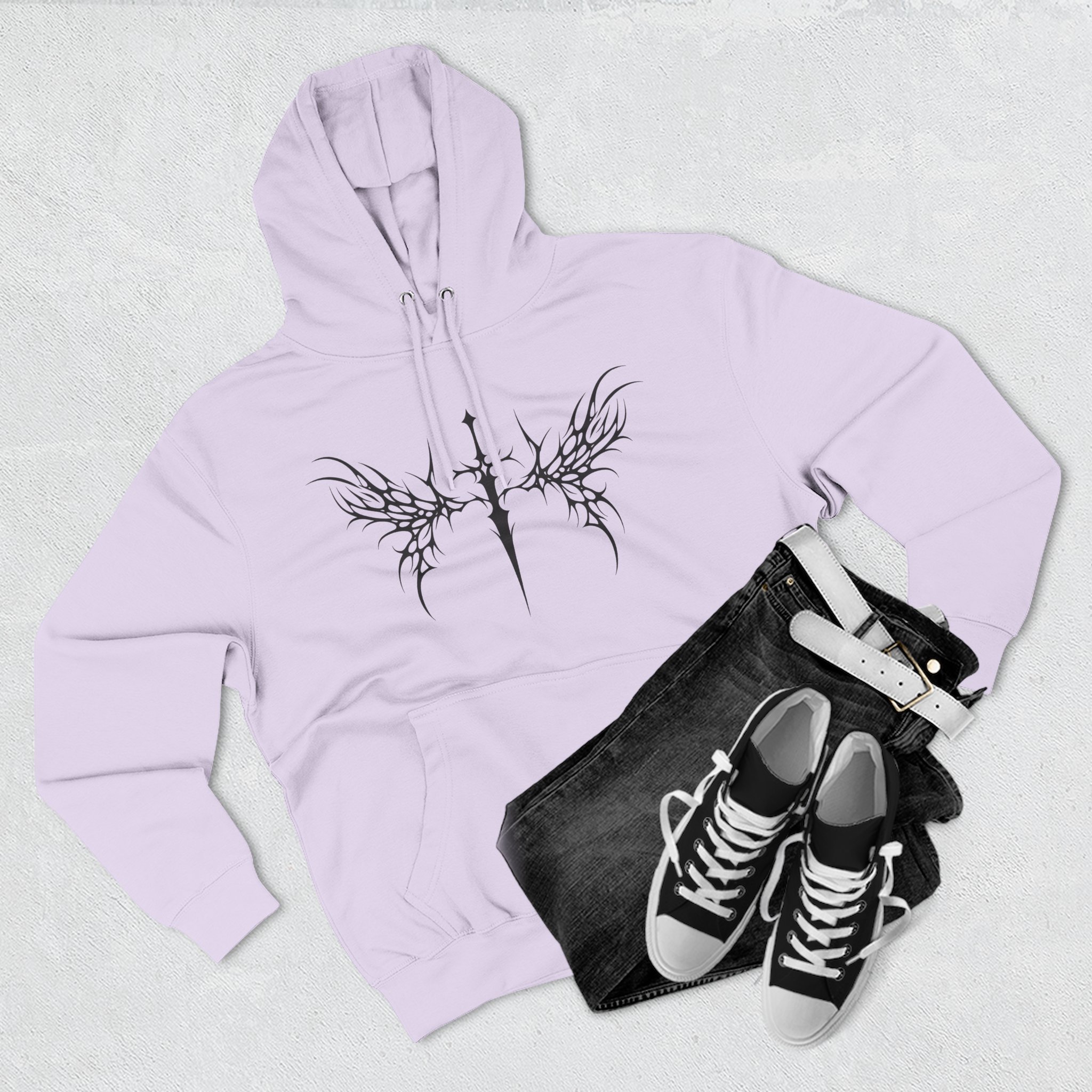 Three-Panel Fleece Hoodie - Image 7